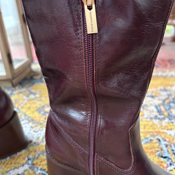 Vince Camuto Women's Sangeti 2 Wide Calf High Boots Dark Mahogany Size 8 - Picture 6 of 15